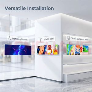 Panneau d'affichage LED commercial personnalisé pour mur, avec support vidéo, image et texte, pour magasin, bâtiment, publicité défilante - Product Image 5