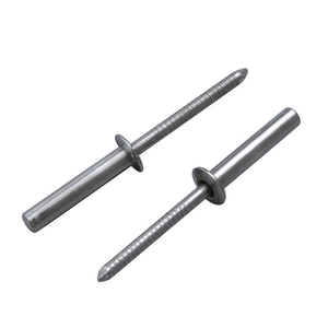 Rivets aveugles à extrémité fermée en acier inoxydable 304 Hm et rivets aveugles, tête ronde polie étanche - Product Image 1