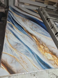 Alto brillo 2mm 3mm 4 * 8ft 1220x2440mm Paneles <span class=keywords><strong>de</strong></span> <span class=keywords><strong>PVC</strong></span> <span class=keywords><strong>de</strong></span> mármol alternativos a prueba <span class=keywords><strong>de</strong></span> agua Hoja <span class=keywords><strong>de</strong></span> mármol Uv <span class=keywords><strong>de</strong></span> <span class=keywords><strong>Pvc</strong></span> Panel <span class=keywords><strong>de</strong></span> pared <span class=keywords><strong>de</strong></span> <span class=keywords><strong>Pvc</strong></span> 3D - Product Image 3