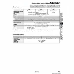 SMC Pneumatics Interruptor de presión compacto de - Product Image 1