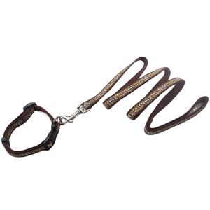 Mewah Premium kustom poliester kalung Anjing mode dicetak pola reflektif garis kerah pita dipersonalisasi aksesoris hewan peliharaan - Product Image 3