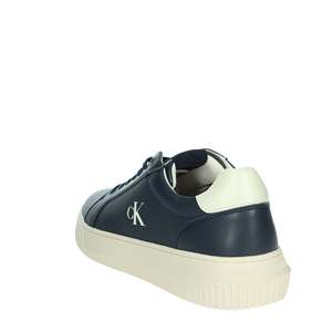 Calvin Klein Jeans Zapatillas Deportivas para Hombre YM0YM01198 Azules con Cordones de Cuero Genuino y Plantilla Acolchada - Product Image 2