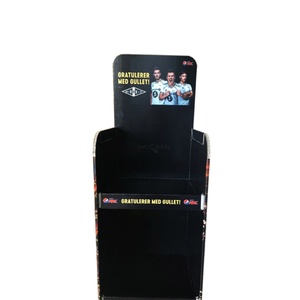 Retail Store Promotion Floor Speakers Cardboard Display Rack Mini <b>Camera</b> Folding Cardboard Shelve Paper Stand With Led Video - Product Image 6