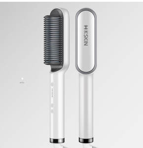 Brosse lissante électrique professionnelle à LED avec compatibilité RV, plaque PTC de haute qualité - Product Image 4