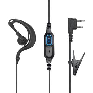 Casque radio bidirectionnel EARPHONIC avec micro, écouteur pour <span class=keywords><strong>talkie</strong></span>-<span class=keywords><strong>walkie</strong></span> avec PTT pour la gestion des parcs (plastique et métal) - Product Image 3