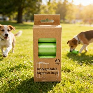 Hot Selling Eco Friendly Plastic Biodegradable Custom Logo Printed High Quality 240 Count ISO Certified Dog Poop <b>Bags</b> - Product Image 1