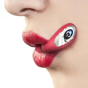 Vibrador oral em forma de U, brinquedo recarregável USB, mini vibrador de boca, massageador corporal feminino, brinquedo adulto para mulheres, masturbação feminina