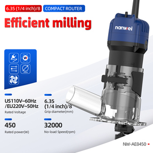 Nanwei Tay Máy Joiner Công Cụ Điện Cắt Tỉ<span class=keywords><strong>a</strong></span> Khắc Phay Cutter Chuyên Nghiệp Nhỏ Gọn Gỗ Router Máy - Product Image 4