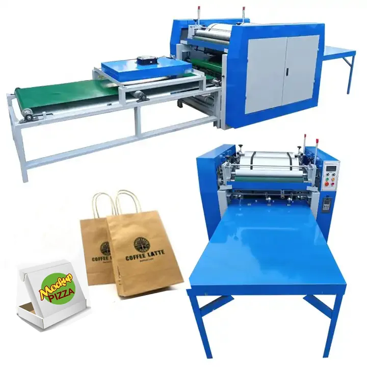 Automatic Gift Box Packing Non Woven Bag Carton Printing Machine For Pp Woven Bags