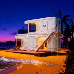 Современный портативный мобильный дом-капсула для улицы, отель, дом на заказ, уличный сборный дом, роскошная космическая капсула - Product Image 3