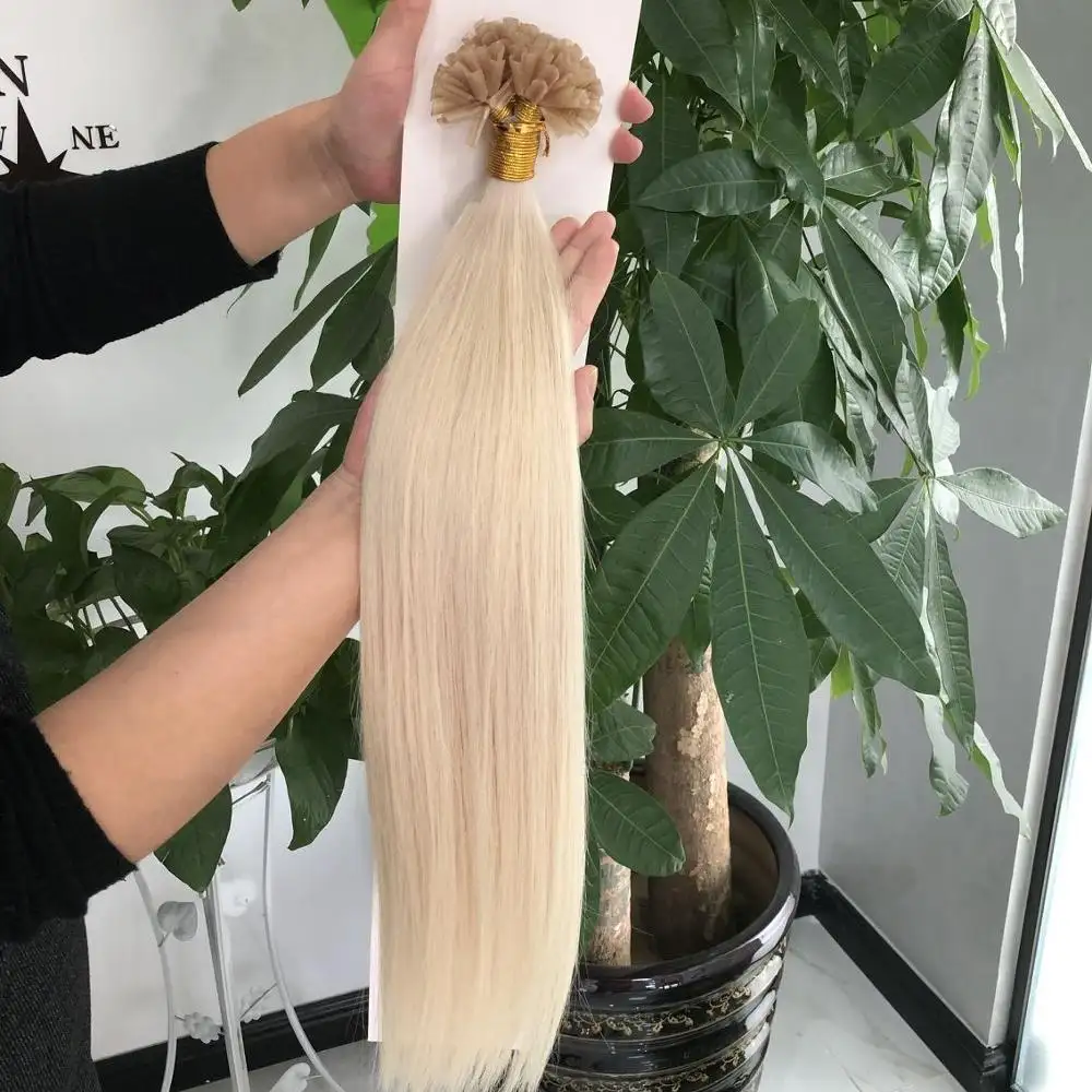 12a grado di alta qualità a doppio disegnato 100% dei capelli umani di punta di U estensioni dei capelli