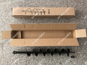 Earth Auger Drill Bit 100mmx80mm <b>for</b> Post Hole Digger Steel Drill Bit Garden Planting <b>Tool</b> - Product Image 4