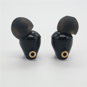 Metal Angled DC Headphone <b>Adapter</b> For VJJB N1 Puji X46 <b>Plug</b> In Earphones Gunmetal Gold Black Electroplated - Product Image 2