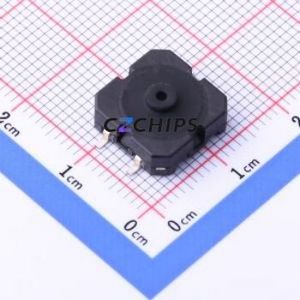 TP-0210 Tactile Switch SMD-4P,12x12mm Switch Single Pole Single Throw Round Button 9.7N Horizontal Mount - Product Image 1