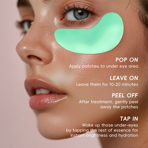 Patchs Masques Contour des Yeux au Collagène Raffermissants, Rafraîchissants et Hydratants Anti-Rides pour l'Hydratation du Contour des Yeux - Product Image 1