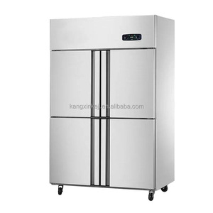 Équipement de réfrigération, congélateur coffre en acier inoxydable, congélateurs de cuisine, congélateur vertical à quatre portes - Product Image 1