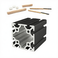 Profilé d'extrusion en alliage d'aluminium LUXIANG 40x80 V-Slot 4080 C-Beam Rail Linéaire Série 6000 Soudage Carré T3-T8 Temperé