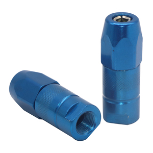 Coupleur de pistolet à <span class=keywords><strong>graisse</strong></span> hydraulique SYD haute pression 1/8pt <span class=keywords><strong>Pressol</strong></span> Allemagne 4 mâchoires en acier bleu zingué 46mm 15mm hexagonal - Product Image 3