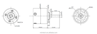 MIMTech 16mm 12V ODM Micro réducteur de vitesse de Transmission longue durée de vie planétaire boîte de vitesse brosse moteur à courant continu pour antenne dispositif de rotation