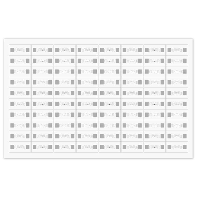 Factory Automation Machine Aluminum Antenna UHF RFID Prelam 8x10 Inlay PVC Card for Indoor Network TCP Application