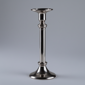 Portavelas navideño de aluminio real diseñado con superficie pulida que ofrece un estilo festivo Premium para una decoración elegante - Product Image 1