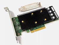 Adaptador de Almacenamiento Externo Broadcom HBA 9400-16e de 16 Puertos, Tri-Modo, 12Gbps SAS SATA NVMe PCIe 3.1 X8, Calidad Confiable, Nuevo