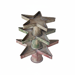 Winter Wonders Escultura de adorno de metal de Navidad Pieza de exhibición de vacaciones elegante y duradera - Product Image 1