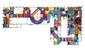 Terrain de jeu intérieur multifonction Trampolines extérieurs à structure en acier Piscine en mousse pour enfants Vente de parcs <span class=keywords><strong>Occasions</strong></span> en plastique ASTM - Product Image 2