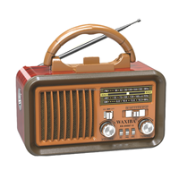 Radio rétro portable XB-898BT avec horloge à quartz, haut-parleur Bluetooth, radio AM/FM/SW, lampe torche, USB/carte TF, MP3 - Prix usine