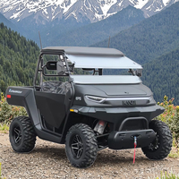 Kandi EEC COC ferme UTV électrique de puissance de crête 20kw 72V 4wd et 4*4 avec EPS batterie au lithium UTV électrique