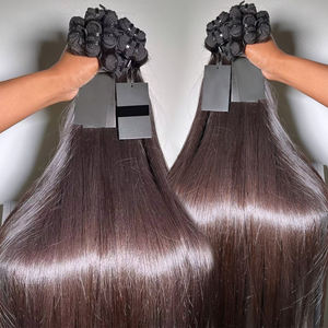 Cheveux humains vierges vietnamiens cambodgiens bouclés naturels ondulés naturels non traités en vrac pour les grossistes - Product Image 5