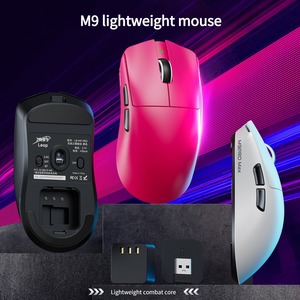 Mathew M9 Pro Max Mouse Lightweight 44G Wireless Tri-mode PAW3395 26000DPI 8Khz Esport Gaming Mouse pour <span class=keywords><strong>LOL</strong></span>/CSGO/valorant - Product Image 2