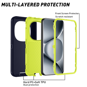Étui de protection robuste pour Redmi Note 15 Pro Plus Note 14 Note 13 Pro+ 3 en 1 Protection contre les chutes de qualité militaire Étui robuste - Product Image 2