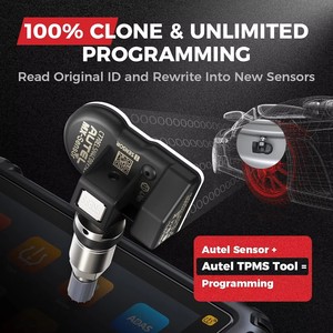 Autel MX-Sensor Programmable Universal <b>TPMS</b> Sensor 315MHz/433MHz 2 In 1 1-Sensor Press-in MX Sensor TPS218 - Product Image 6