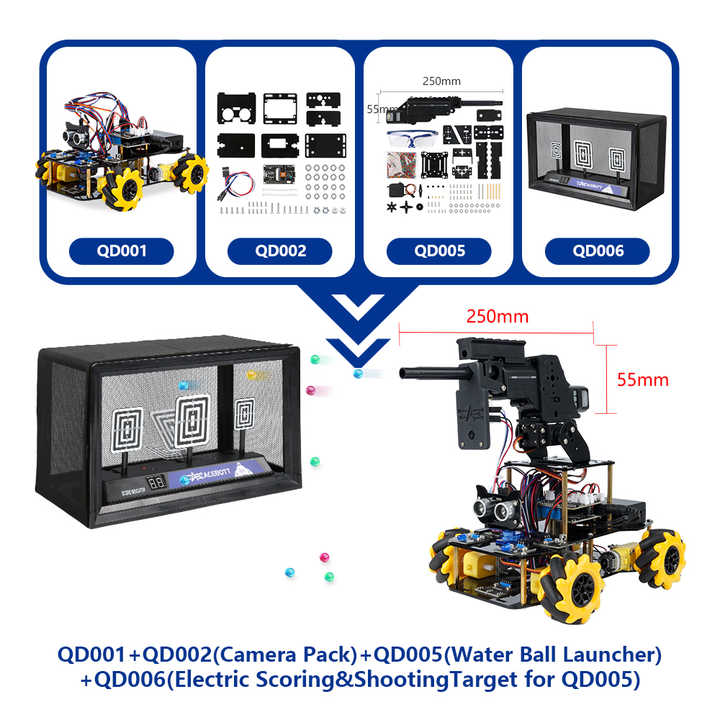 Robot Set Esp32 Programming Smart Car Arm Robotic Starter Kit for ...