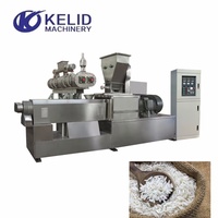 Ligne de production instantanée de riz entièrement automatique et efficace Machine à riz artificiellement fortifiée avec composant moteur central