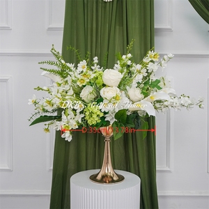 Luxury Bridal Party Floral Centerpieces Decoration <b>Artificial</b> white Silk Rose <b>Flower</b> Ball - Product Image 3