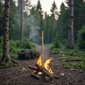 مجرفة متعددة الوظائف قابلة للطي للتخييم، متوفرة للبيع بالجملة في عبوة مدمجة - Product Image 4