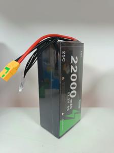 Großhandel 6s 12s 14s 22,2 V 44,4 V 51,8 V 22000mAh Smart Solid State Drone Lipo-Batterie für große Multi-Rotor-Drohne - Product Image 3