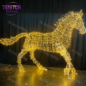 Lumières extérieures imperméables à motif de cheval 3D pour la décoration paysagère - Product Image 2