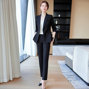 Women's Suit Set Polyester Three Quarter Sleeve Anti-Wrinkle Formal Autumn Wear - Product Image 3