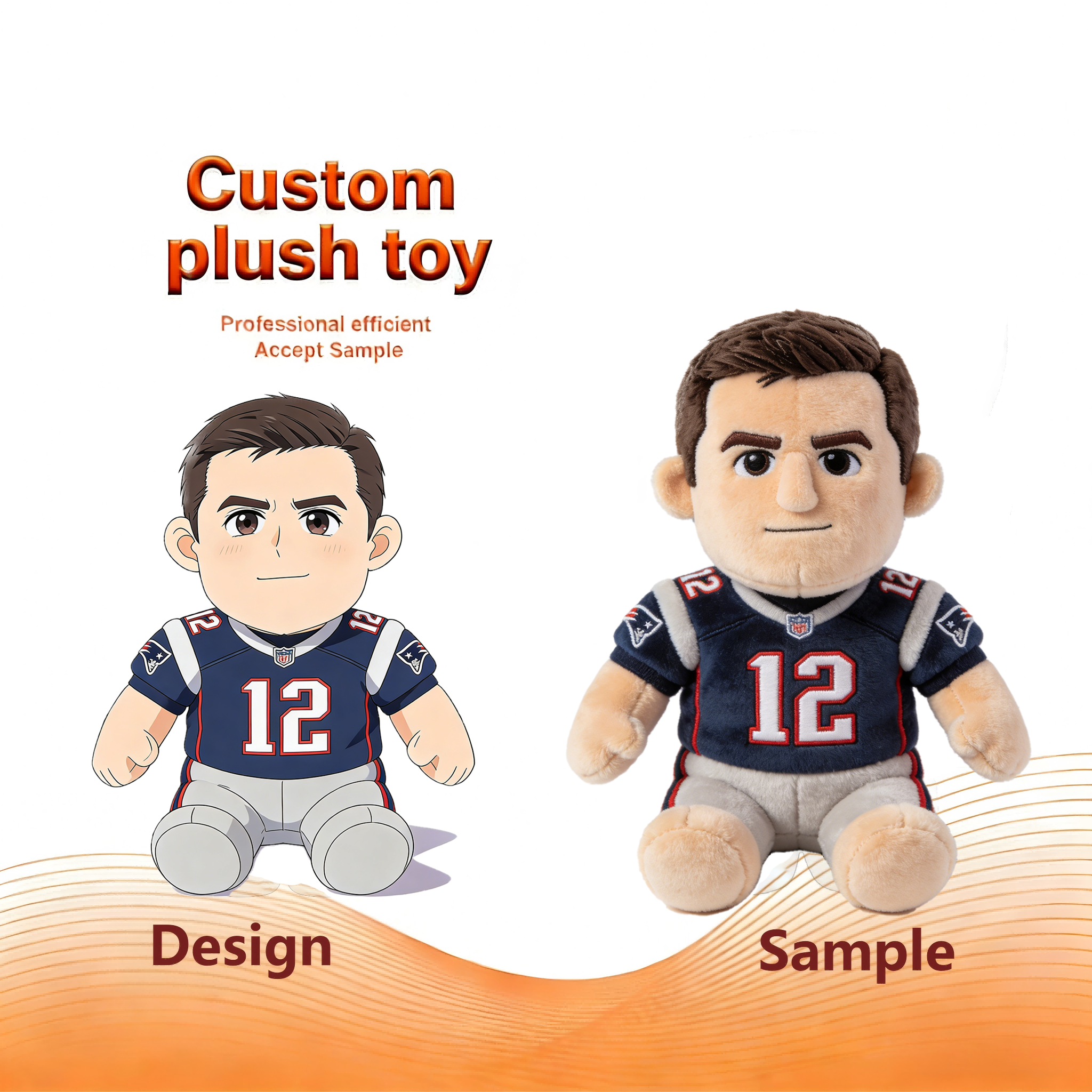 Peluche personalizado de árbitro deportivo