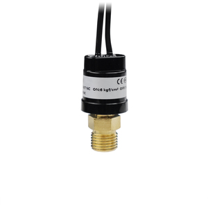 Capteur de pression en laiton, filetage NPT 1/4, 6 kgf/cm² ON, 7 kgf/cm² OFF, contact NC - Product Image 1