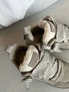 2026 New Model - Popular and Fashionable Warm Wool Snow <b>Boots</b>, Comfortable and Casual <b>Lace</b>-up Anti-Slip <b>Boots</b> - Product Image 3