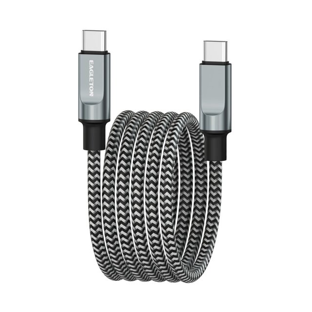 Trending Product 2026 Nylon Braided Durable 60W Magnetic Fast Charging Type-C Cable for iPhone & Android