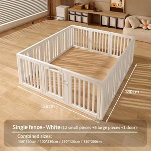 10 + 2 110*120*60Cm Hondenbox Met Diy-Vorm Combinatie Puppy Pen Hond Hek Antislip Veilige Pet Poort Eenvoudig Te Monteren - Product Image 3