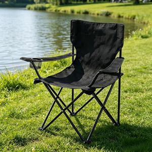 Chaise de plage pliante d'extérieur personnalisée avec logo CCH, chaise de pêche portable, chaise de loisirs - Product Image 5