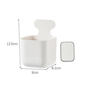 Organisateur magnétique pour réfrigérateur, boîte de rangement rectangulaire verte et rose, porte-objets de haute qualité pour porte de placard de cuisine, support mural pour petits objets - Product Image 5