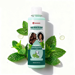 Acondicionador de Menta Personalizado WANXI, Estimulante del Cuero Cabelludo, Reductor de la <span class=keywords><strong>Caspa</strong></span>, Cuidado Capilar Diario para Cuero Cabelludo Seco y Escamoso, Cabello Brillante - Product Image 1
