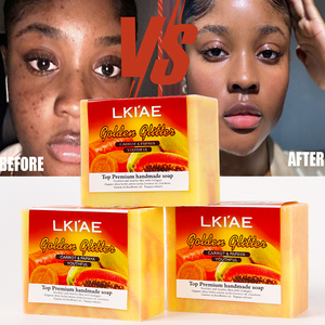 Thái Lan cà rốt chiết xuất tự nhiên Glycerin mạnh mẽ giữ ẩm hữu cơ mặt làm trắng da sáng đu đủ xà phòng - Product Image 1